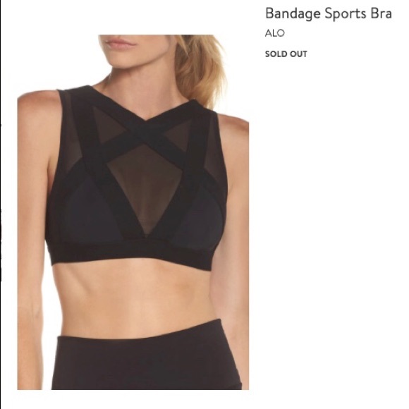 ALO Yoga bandage sports bra - Picture 1 of 4
